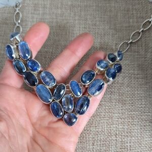 Kyanite Statement Necklace